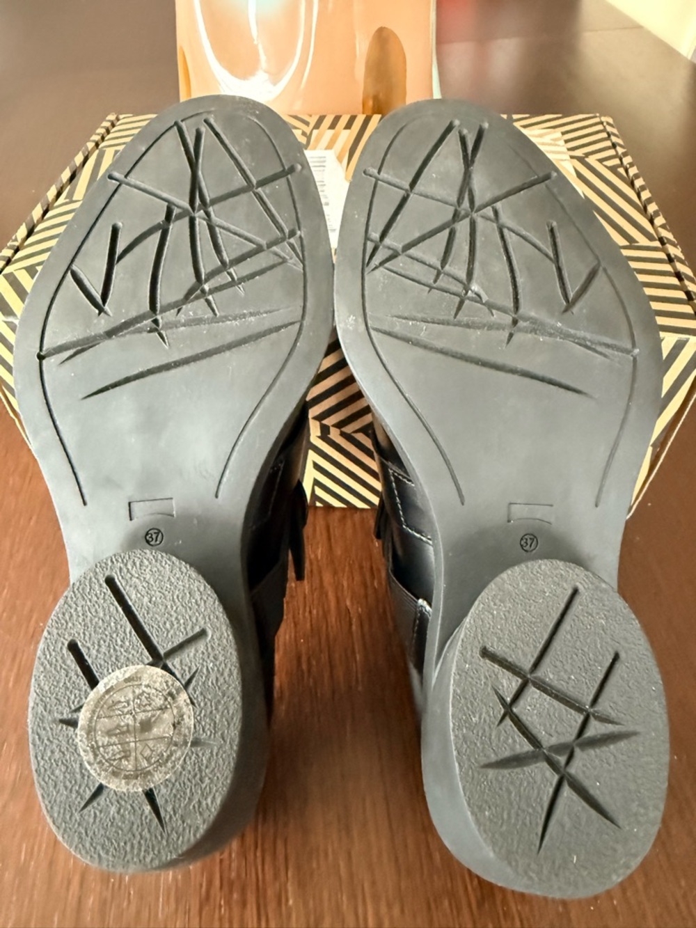Camper Twins Black leather women’s shoes (size 37) - Picture 6 of 12